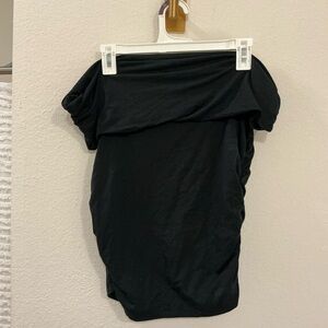 Black Off-Shoulder Top